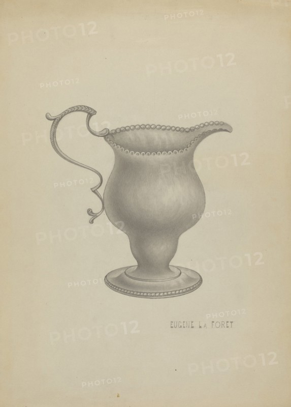 Silver Cream Pitcher, c. 1936.