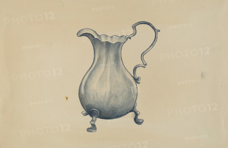 Silver Cream Pitcher, c. 1936.