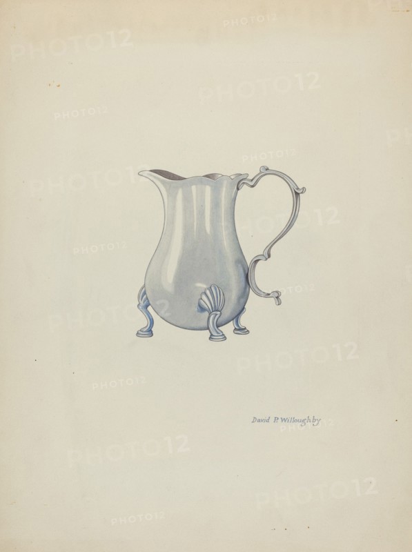 Silver Jug for Cream, c. 1940.