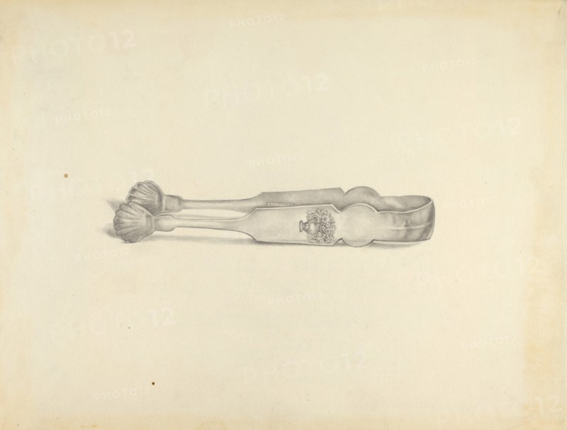 Silver Sugar Tongs, 1935/1942.