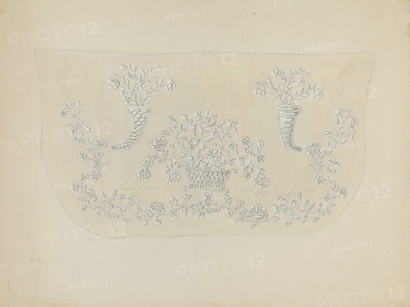 Stuffed Bureau Cover, c. 1936.