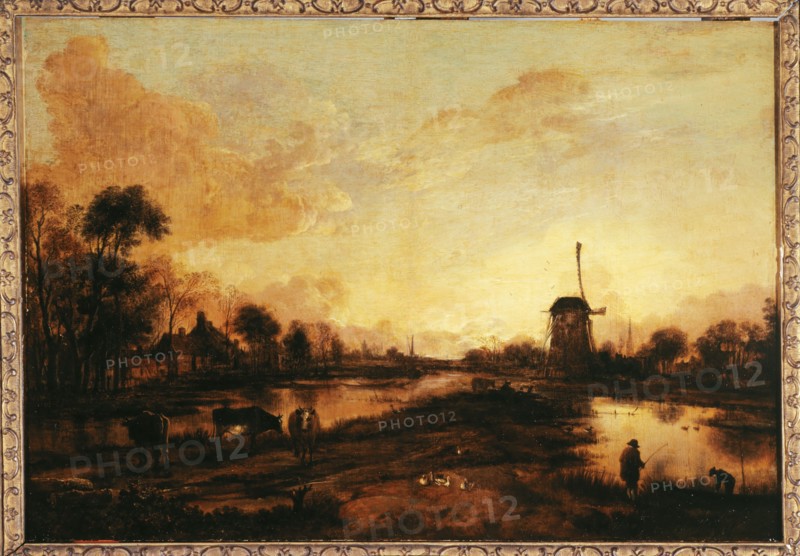 Sunset over the Issel, c.1645.