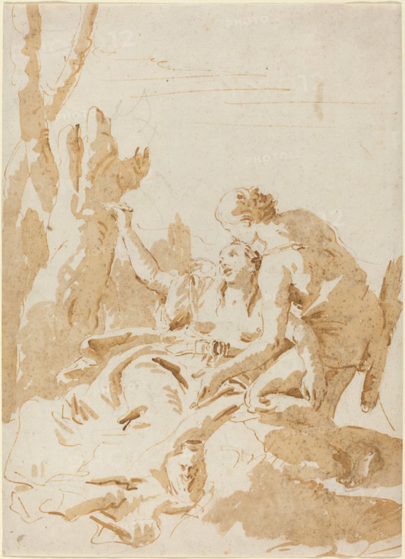 Angelica and Medoro, 1740/1745.