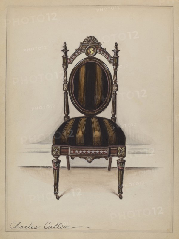 Chair (one of a pair), c. 1936.