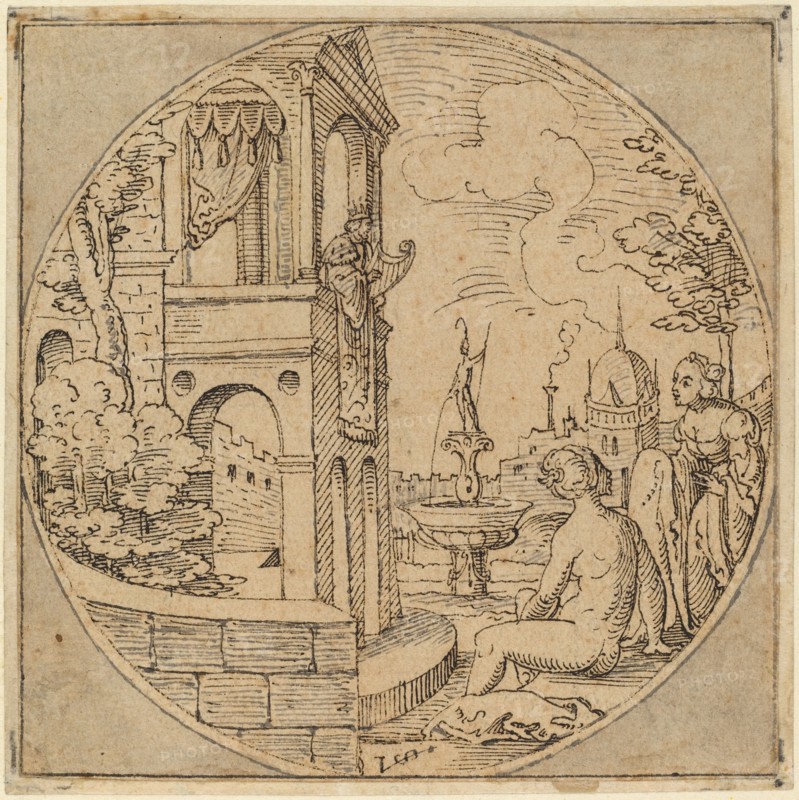 David and Bathsheba, 1540/1550.