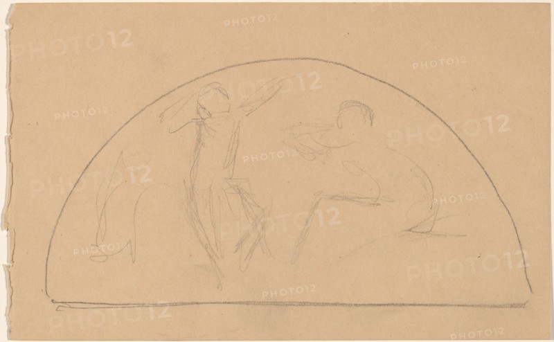Study for a Lunette, 1890/1897.