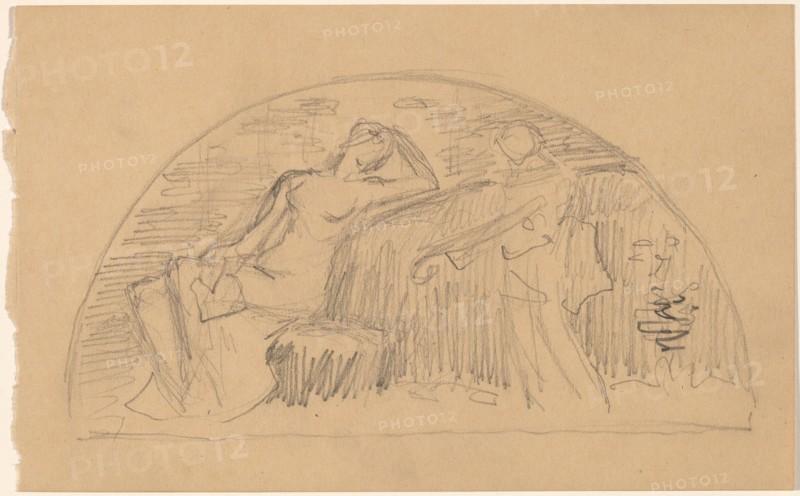 Study for a Lunette, 1890/1897.