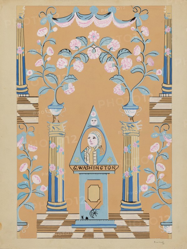 Wall Paper and Border, c. 1936.