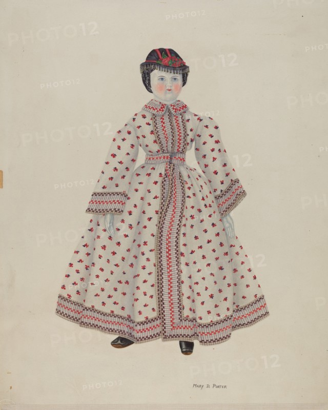 Doll with China Head, 1935/1942.