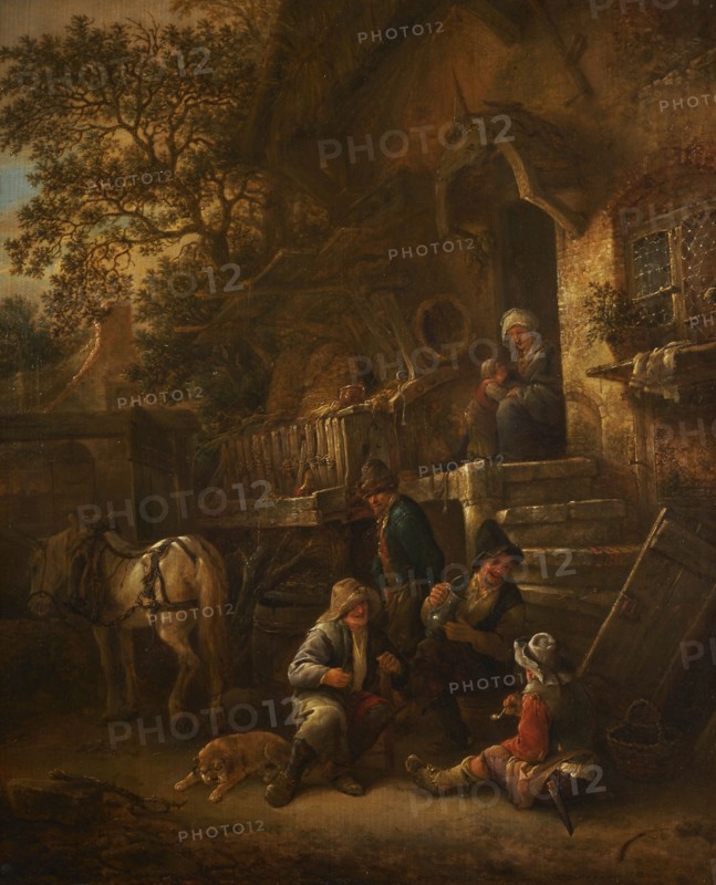 Farmyard, between 1640 and 1649.