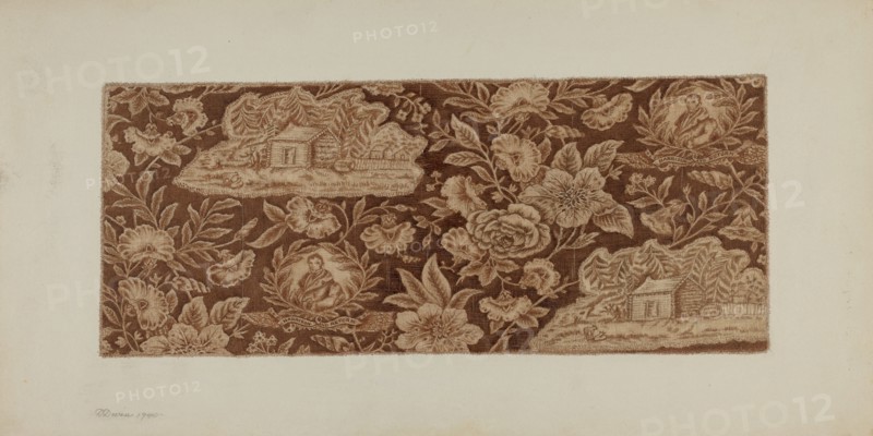 Historical Printed Cotton, 1940.