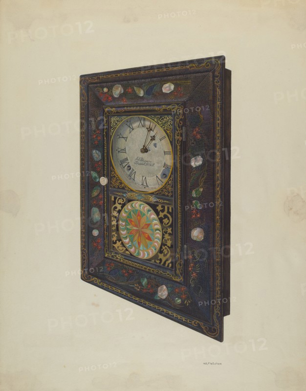 J.C. Brown Clock, probably 1940.