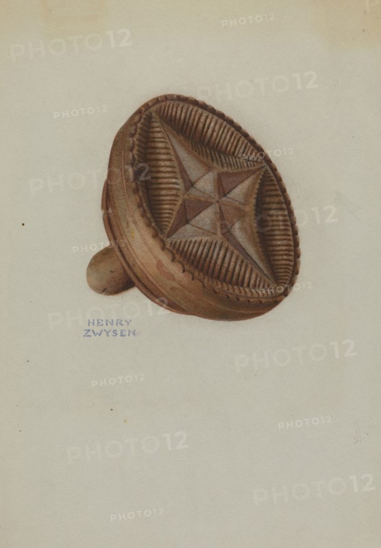 Pa. German Butter Mold, c. 1941.