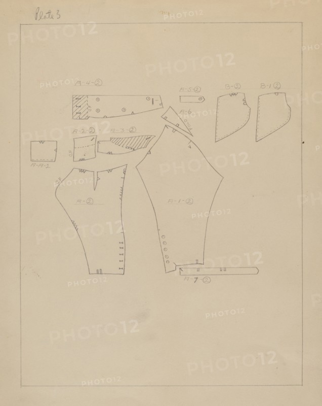 Pattern for Man's Suit, c. 1938.