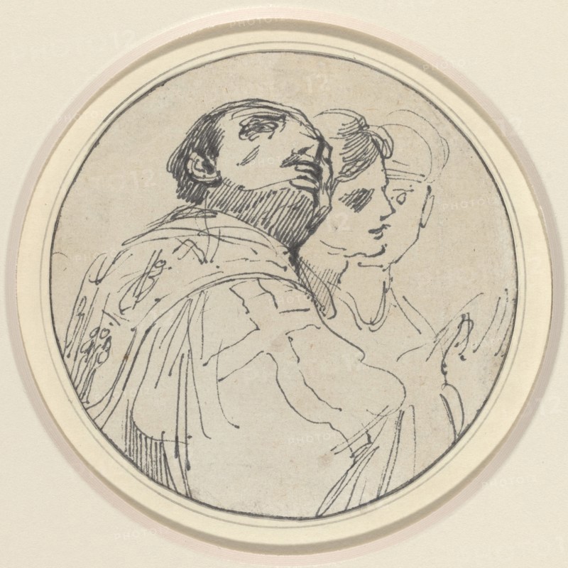 Three Oriental Heads, 1770/1775.