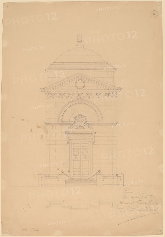 Tomb of Dante, Ravenna, c. 1898.