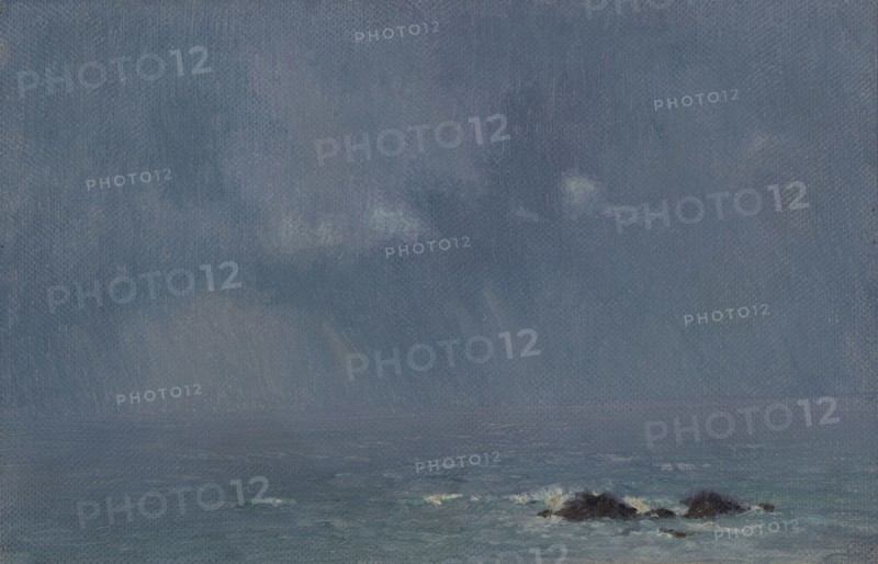 Landscape with two rocks, c.1910.
