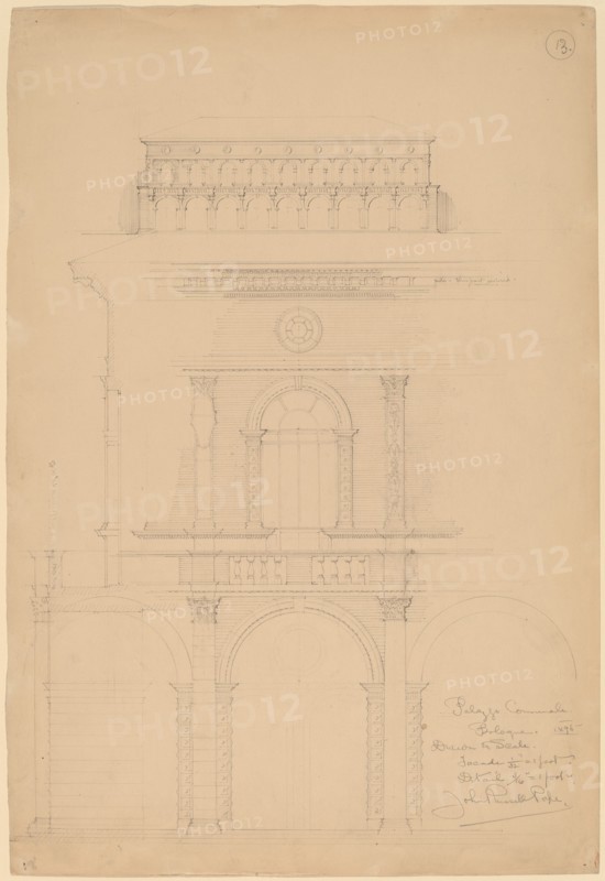 Palazzo Communale, Bologna, 1898.