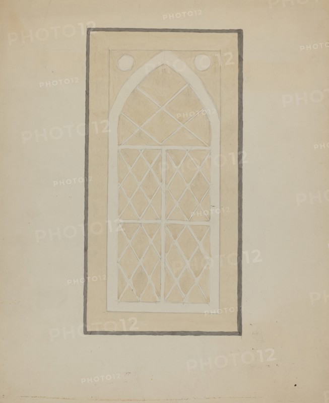 Panel from Hall Lantern, c. 1936.