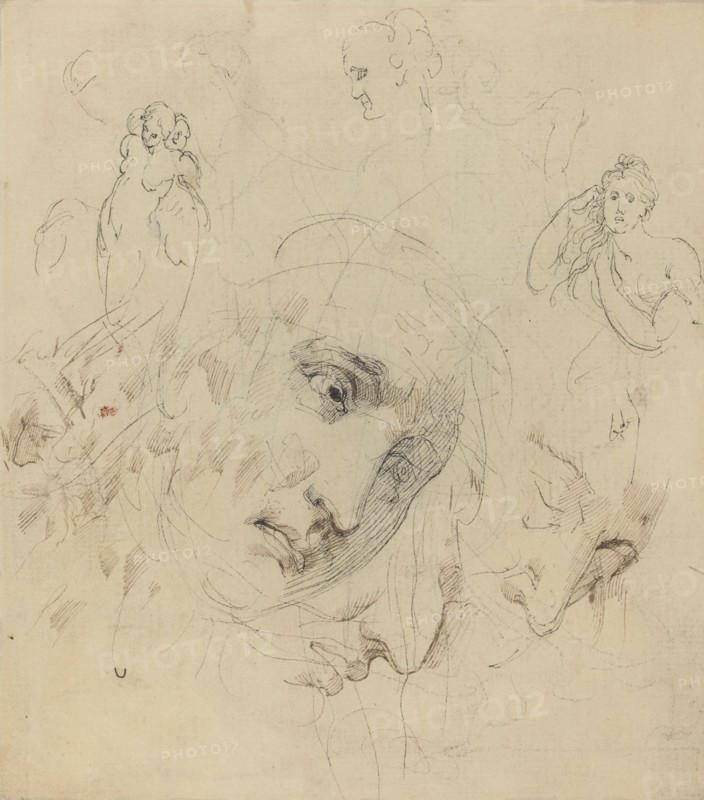 Studies with Central Female Face.