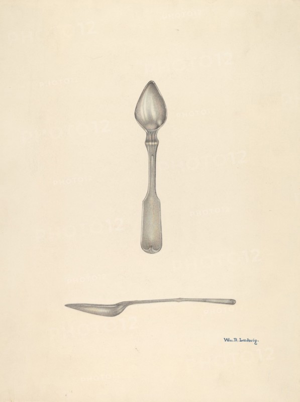 Bishop Hill: Small Spoon, c. 1936.
