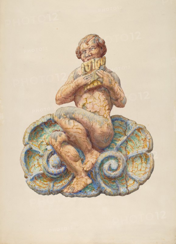 Circus Wagon Figure: Pan, c. 1939.
