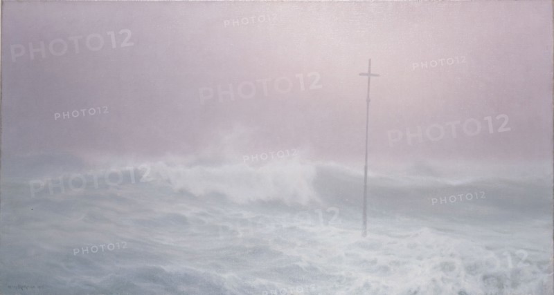 Cross in the mist, Brittany, 1905.