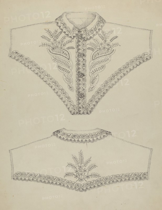 Embroidered Night Gown, 1935/1942.