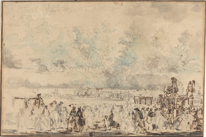 Royal Review of the Troops, 1760s.
