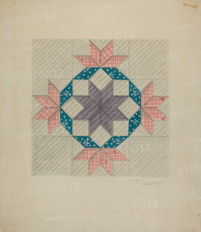 Patchwork Quilt Pattern, 1935/1942.