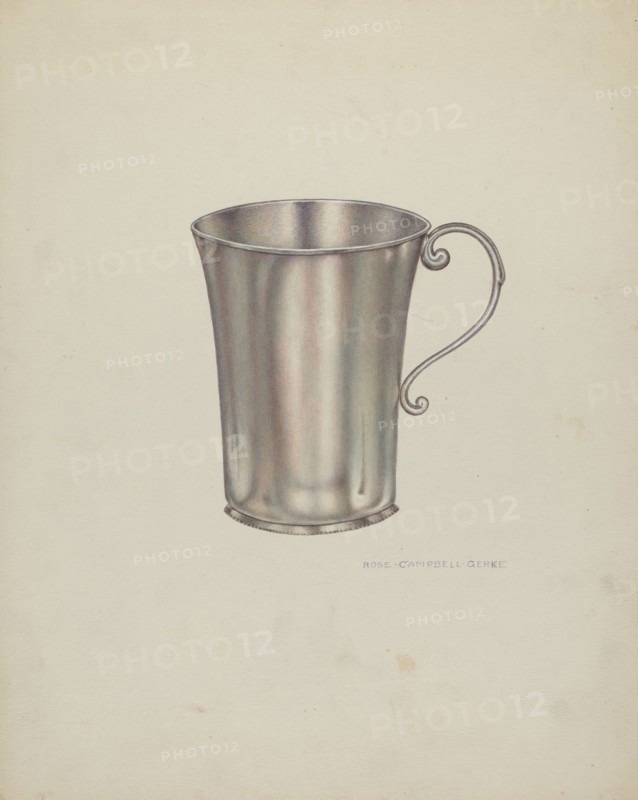 Silver Beaker with Handles, c. 1939.