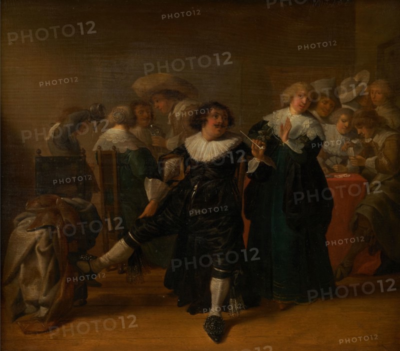 Cabaret scene, between 1630 and 1640.