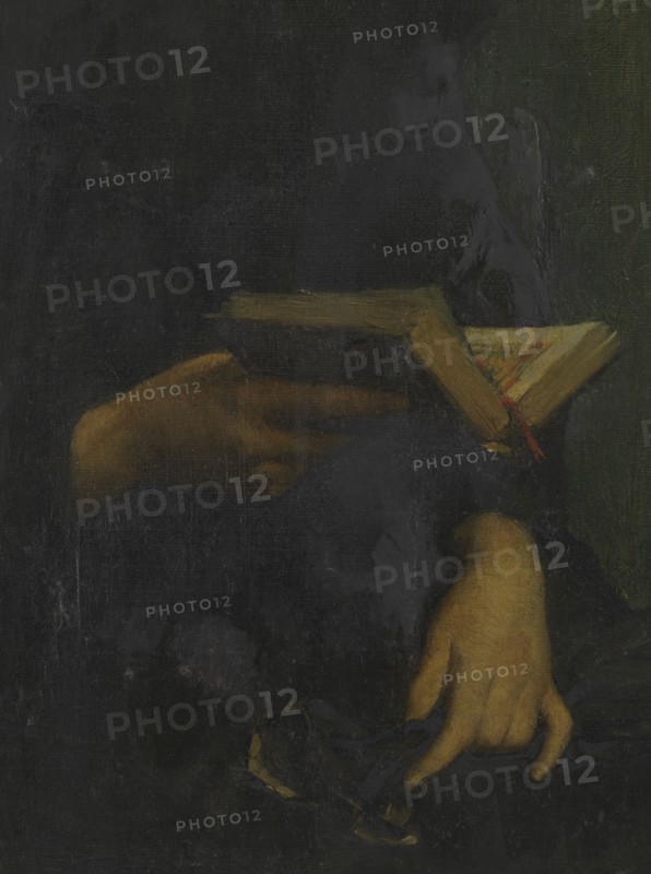 Liseuse, 1898. Woman reading, detail.