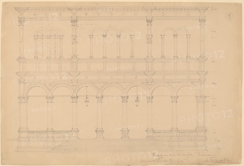 Loggia del Consiglio, Padua, c. 1898.