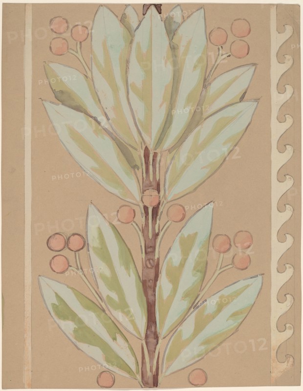 Study for a Border Design, 1890/1897.