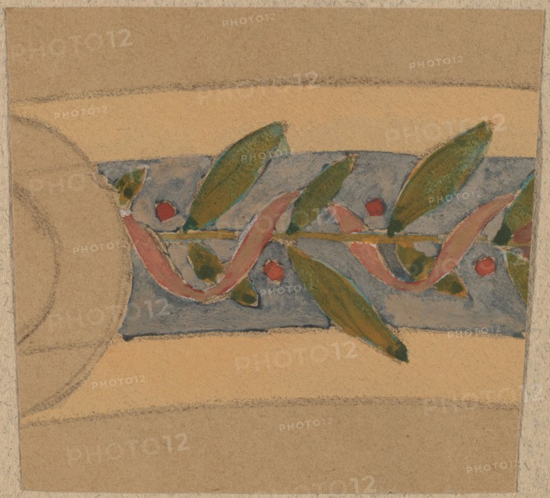 Study for a Border Design, 1890/1897.