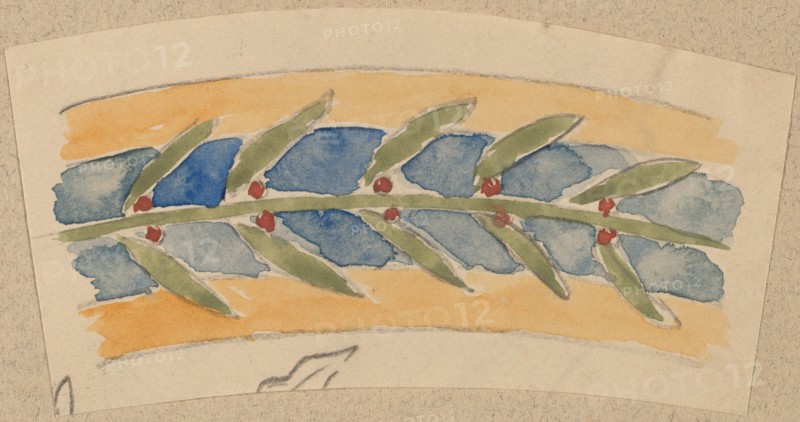 Study for a Border Design, 1890/1897.