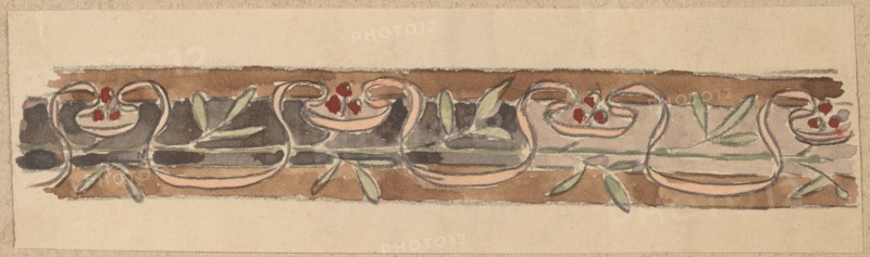 Study for a Border Design, 1890/1897.