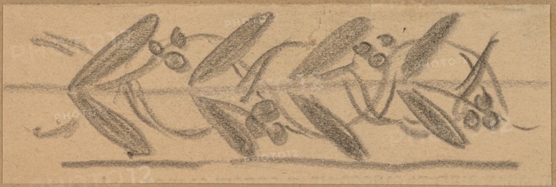 Study for a Border Design, 1890/1897.