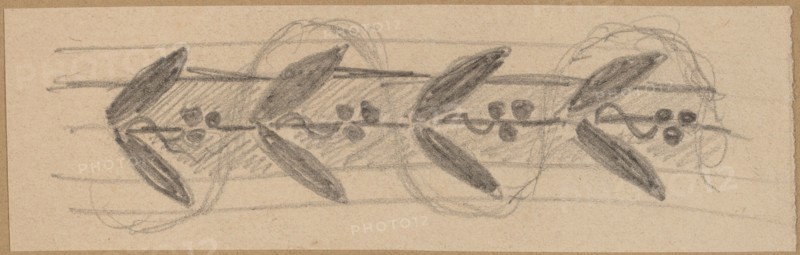Study for a Border Design, 1890/1897.