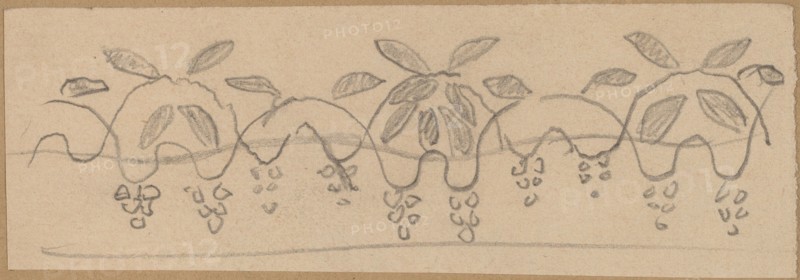 Study for a Border Design, 1890/1897.