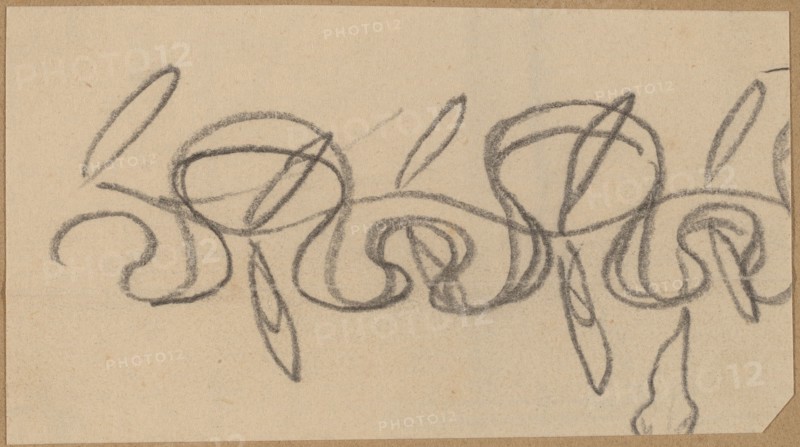 Study for a Border Design, 1890/1897.