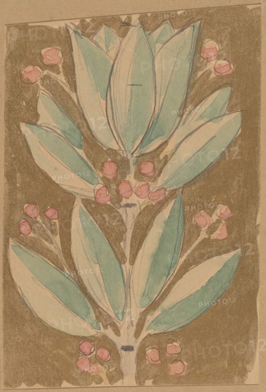 Study for a Border Design, 1890/1897.
