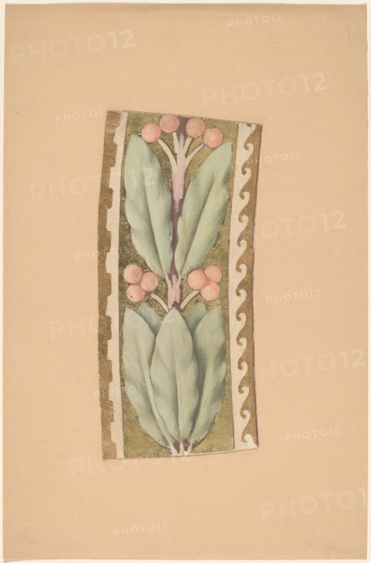 Study for a Border Design, 1890/1897.