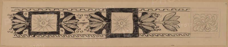 Study for a Border Design, 1890/1897.