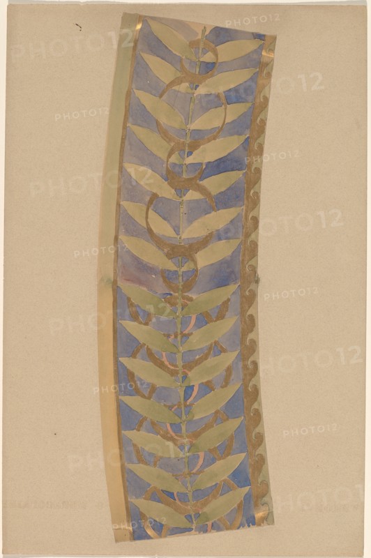 Study for a Border Design, 1890/1897.