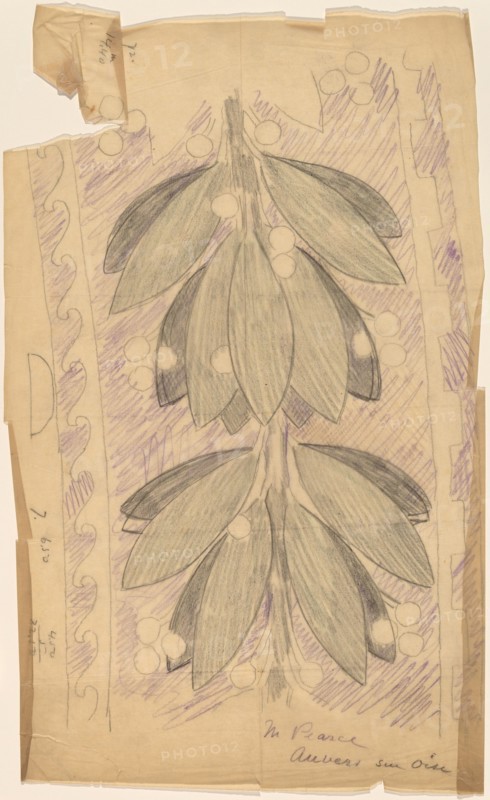 Tracing of a Border Design, 1890/1897.