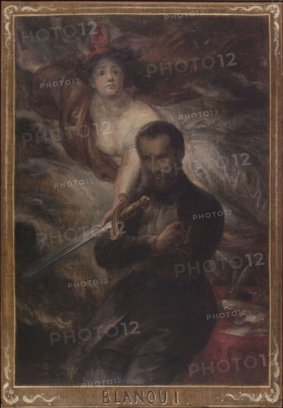 Auguste Blanqui, between 1848 and 1865.