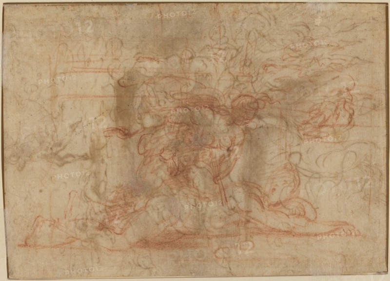 Jael and Cisera? [verso], c. 1524/1527.