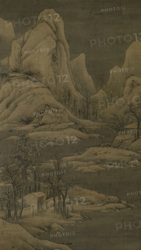 Snowy landscape, between 1368 and 1644.